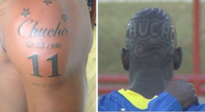 tatuagem de Antonio Valencia e corte de cabelo de Segundo Castilo
